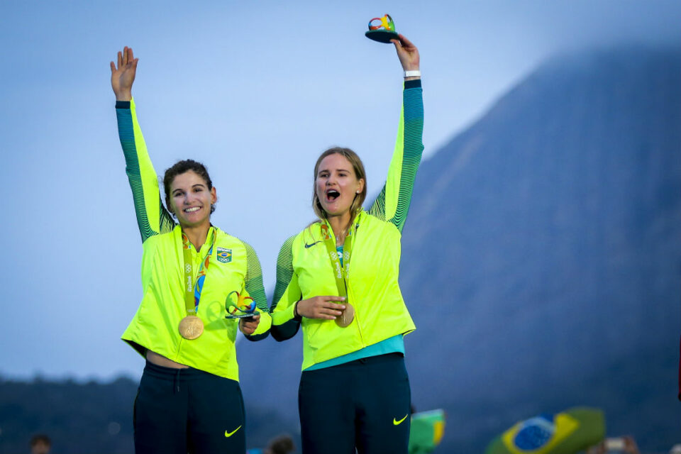 Martine Grael e Kahena Kunze