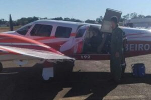 Uma adolescente, de 17 anos, ficou gravemente ferida após um capotamento de carro na GO-156, no município de Itapuranga. (Foto: divulgação/Corpo de Bombeiros)