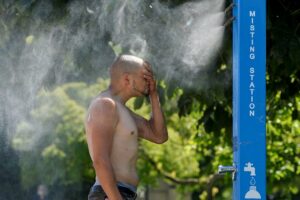 A temperatura chegou a 49,5º C no Canadá e o calor deixou pelo menos 233 mortos. (Foto: reprodução/UOL)