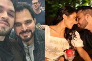 zeze di camargo Filho de Luciano Camargo se casa em Goiânia; confira fotos