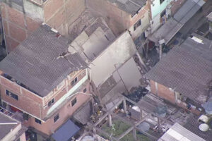 Prédio Rio das Pedras, que desabou na Barra da Tijuca, Rio de Janeiro (Foto: Reprodução/Globo)