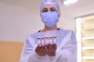 Goiás deve receber mais 116 mil doses de vacinas contra a Covid-19, até sexta-feira (9). (Foto: Jucimar Sousa / Mais Goiás)