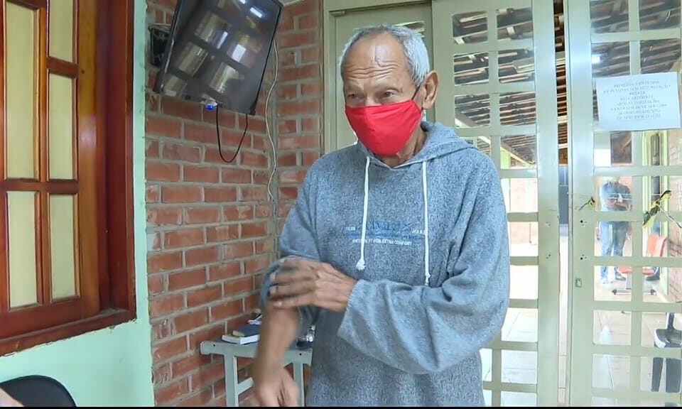 Policial aposentado e esposo da vítima, Benedito Bento, foi apontado como autor do crime (Foto: Reprodução/TVAnhanguera)