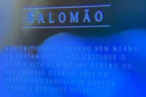 SBT divulga trecho da Bíblia que pede para não criticar governo