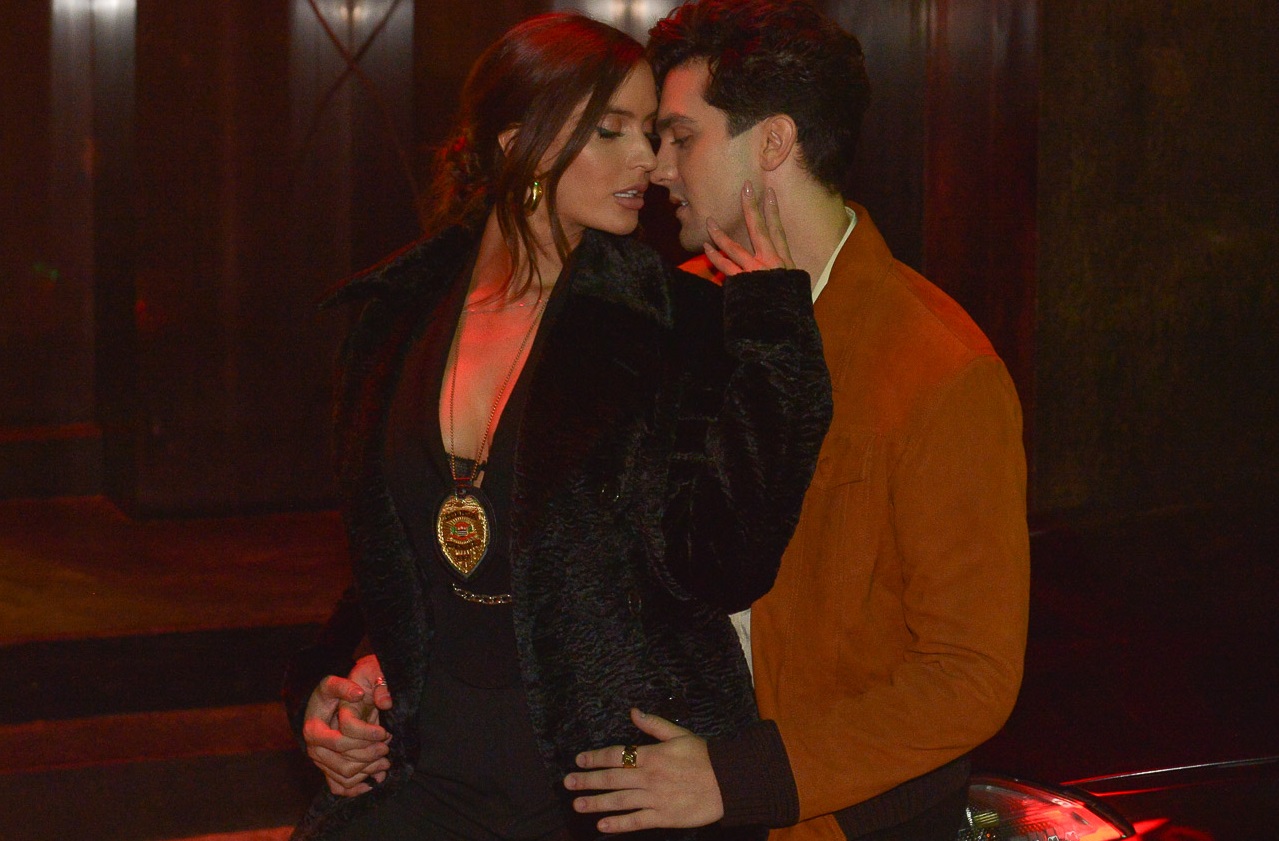 Luan Santana grava clipe com ex de Maluma em São Paulo; confira imagens