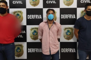 Trio especializado em roubo de caminhões, preso pela Polícia Civil (Foto: Divulgação/PC)