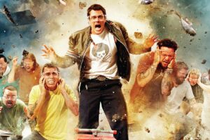 Ator de 'Jackass' é mordido por tubarão em filmagem: 'Era hora do jantar' paralisado Steve-O Em novo filme de 'Jackass', integrante toma injeção para ficar paralisado