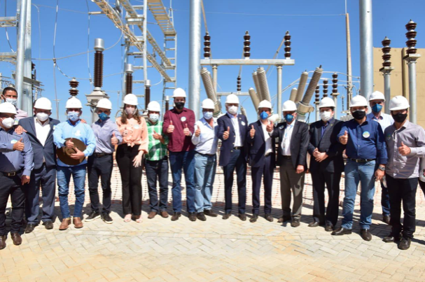 Visita à subestação Estrela d'Alva (Foto: Divulgação)