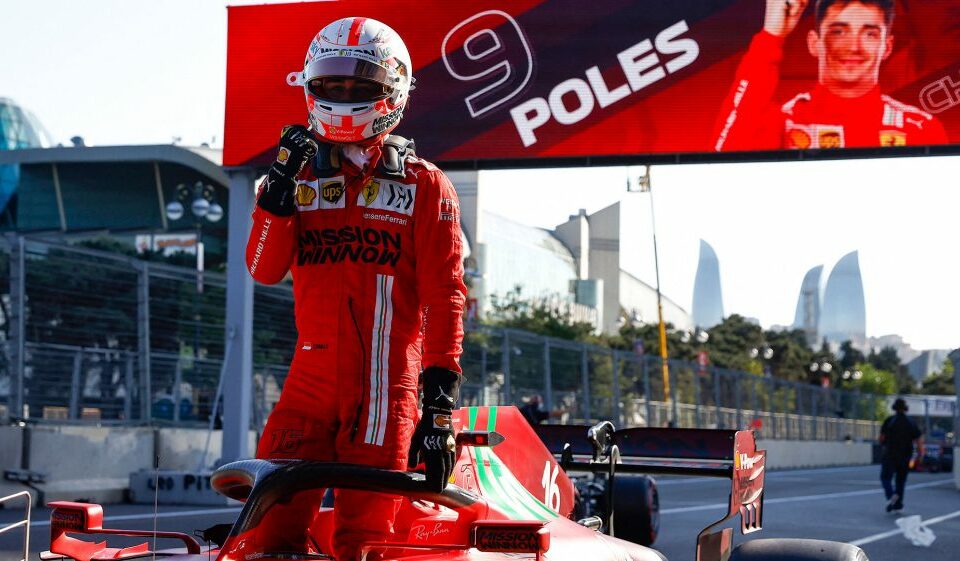 Leclerc conquista pole