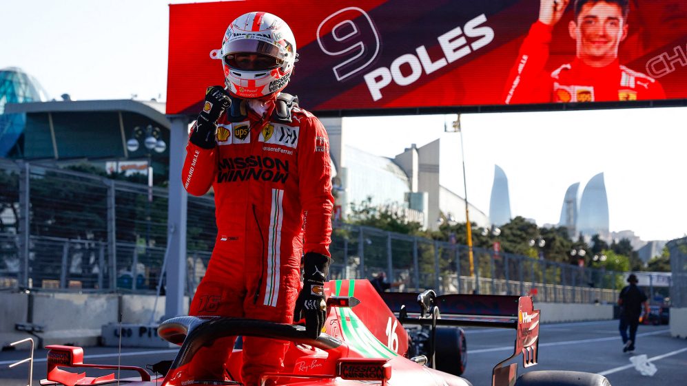 Leclerc conquista pole