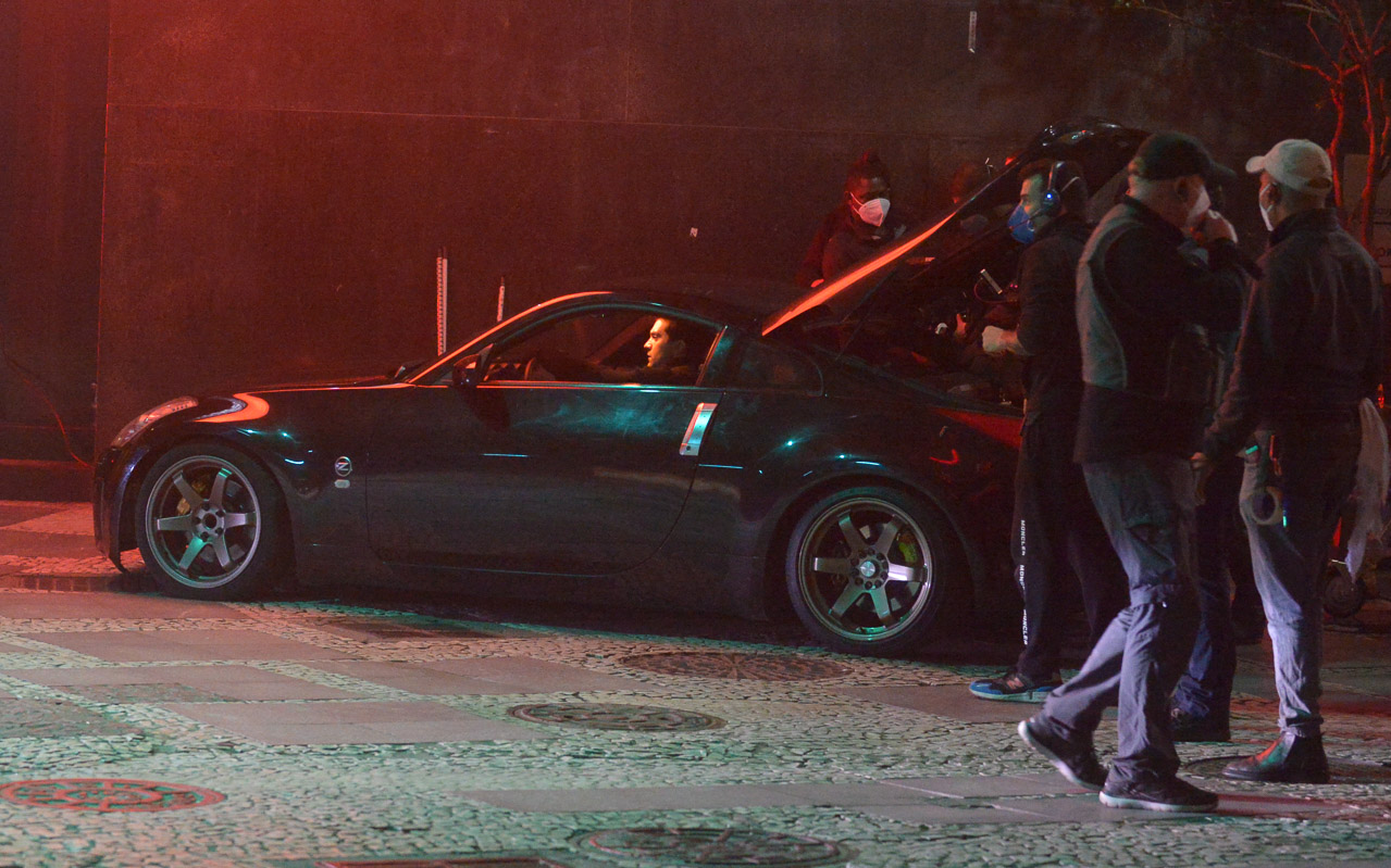 Luan Santana grava clipe com ex de Maluma em São Paulo; confira imagens