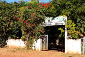 Casa religiosa vítima de invasão ilegal da polícia em Águas Lindas de Goiás (Foto: Arquivo Pessoal)