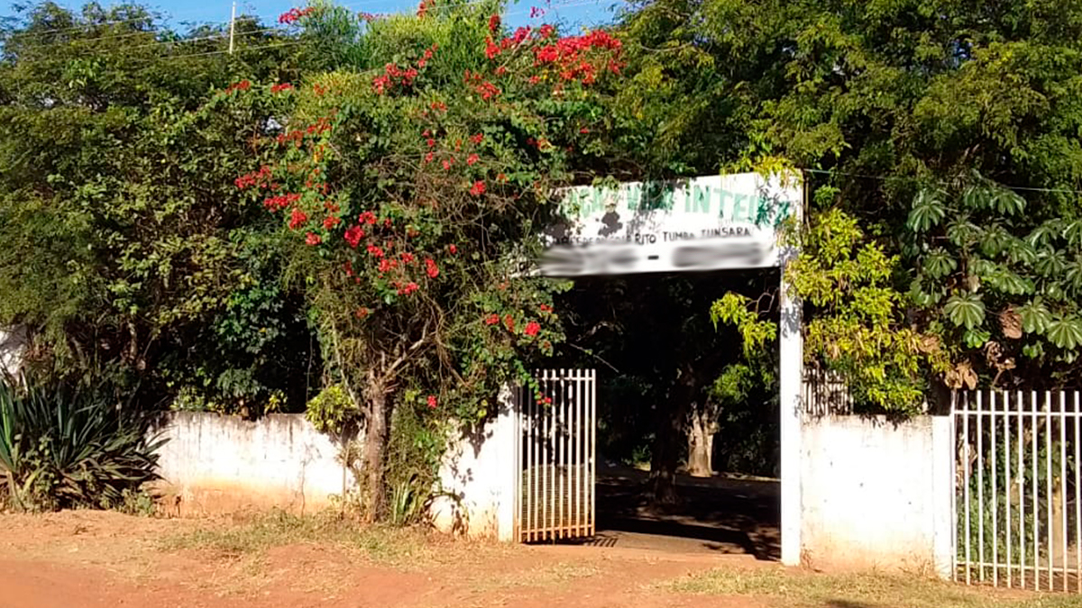 Casa religiosa vítima de invasão ilegal da polícia em Águas Lindas de Goiás (Foto: Arquivo Pessoal)