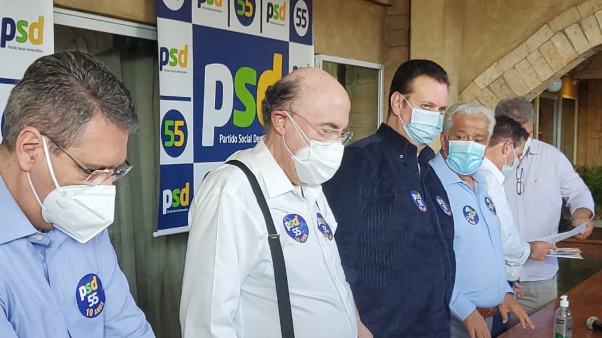 Kassab diz que PSD Goiás manterá Vilmar na presidência, neste momento