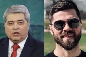 José Luiz Datena Júnior Datena revela internação do filho por Covid-19: 'Ele não está bem'