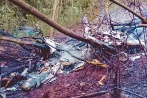 Segundo o relato de um amigo das vítimas aos militares, o grupo fazia um voo panorâmico na região quando o avião caiu