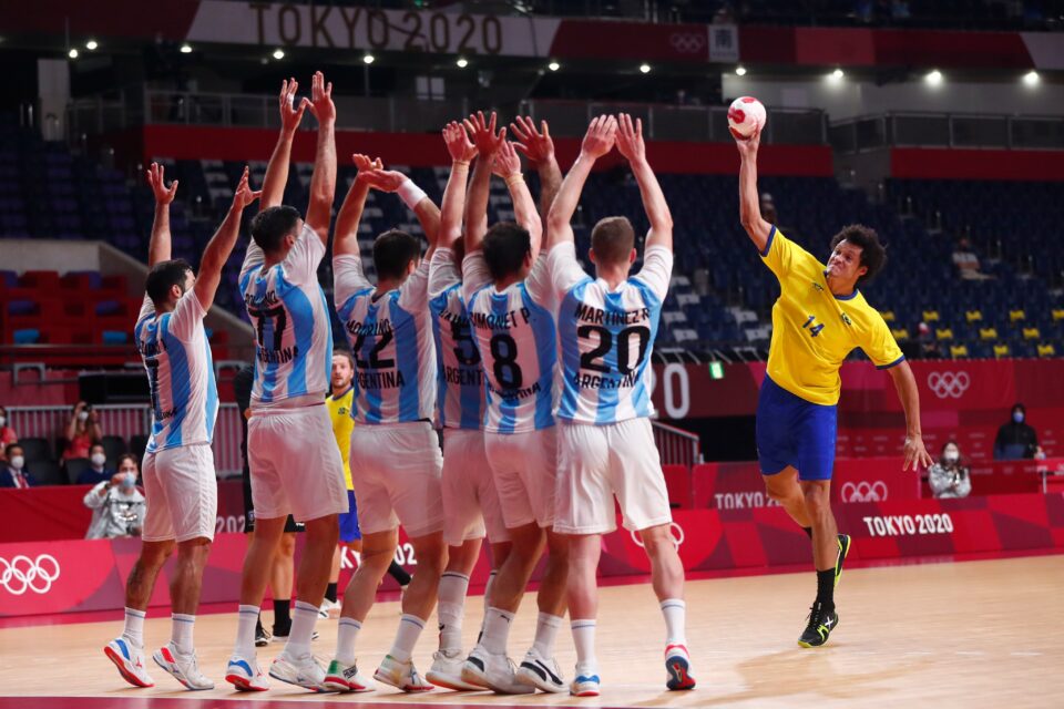 Brasil x Argentina no handebol