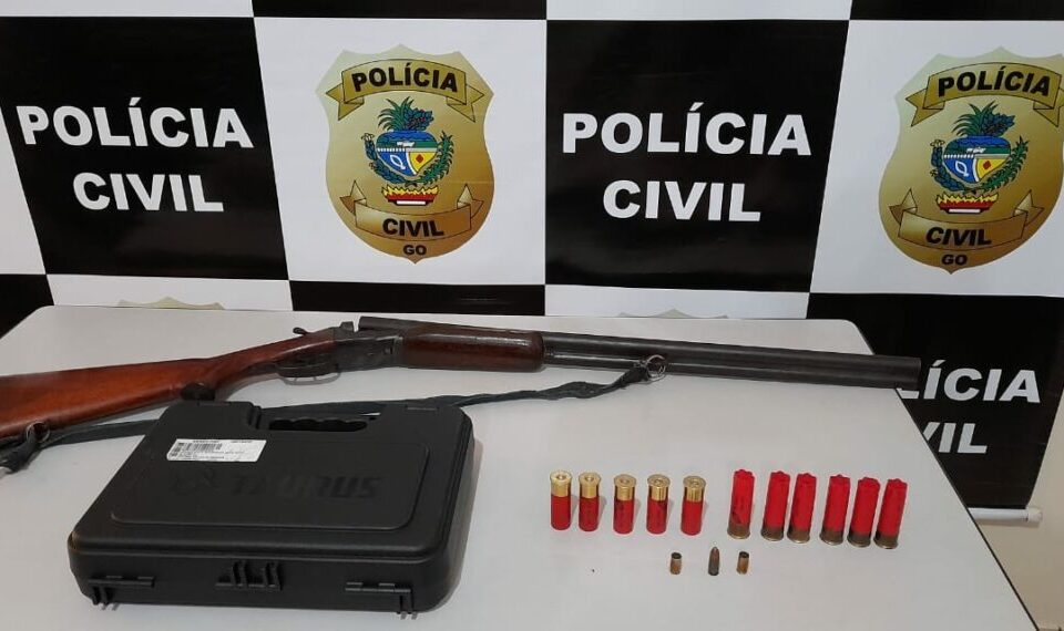 A Polícia Civil prendeu, preventivamente, um ex-vereador de Campinorte, suspeito de matar um agiota a tiros no início deste ano. (Foto: Polícia Civil)