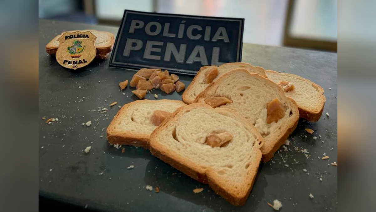 Agente prisionais encontram crack dentro de pacote de pão, em Rio Verde