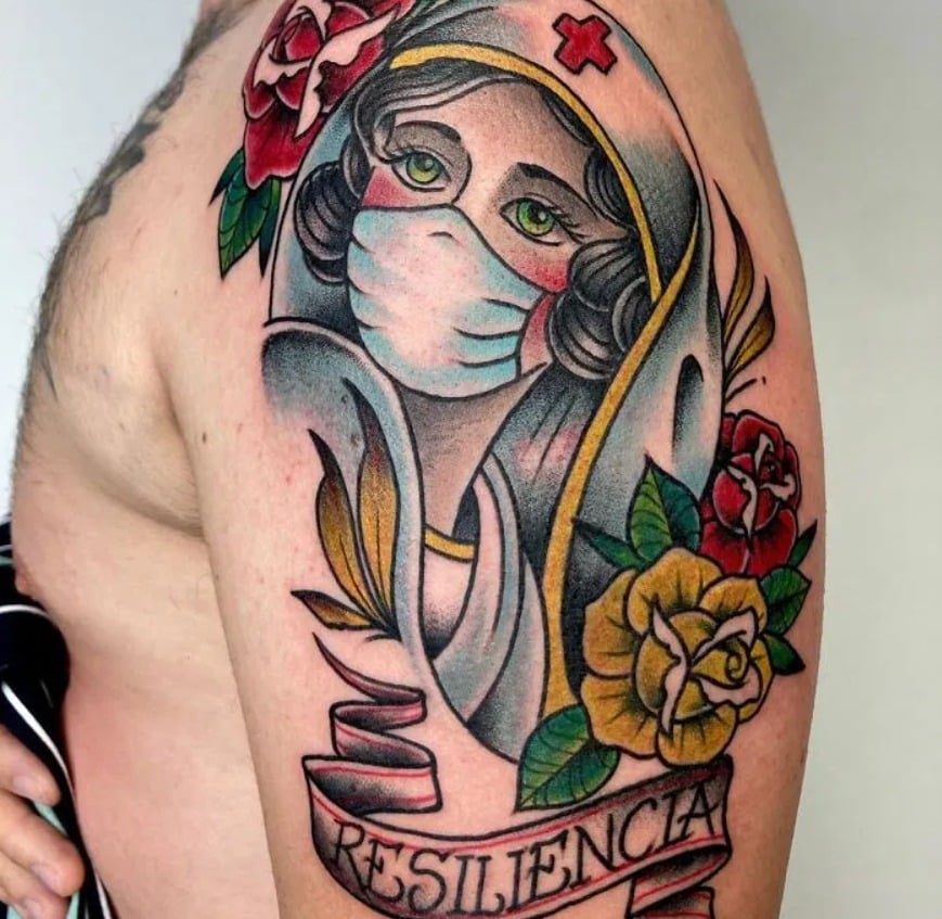 Tatuagem de pandemia? Pessoas marcam a pele para recordar momento atual covid coronavírus