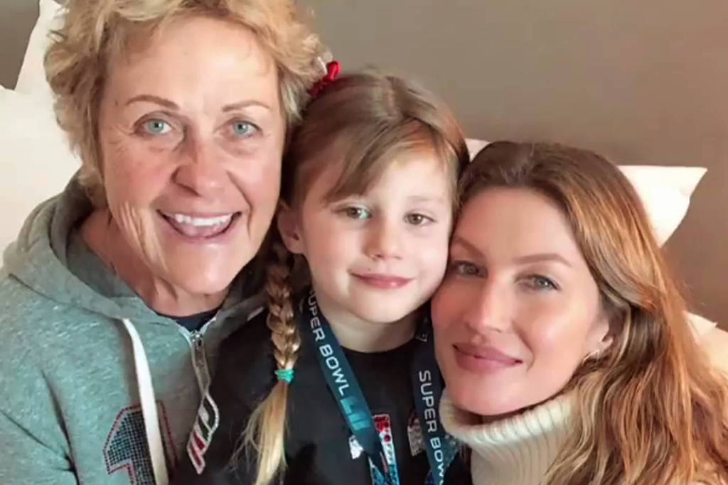 Gisele Bündchen publica registro raro ao lado da sogra