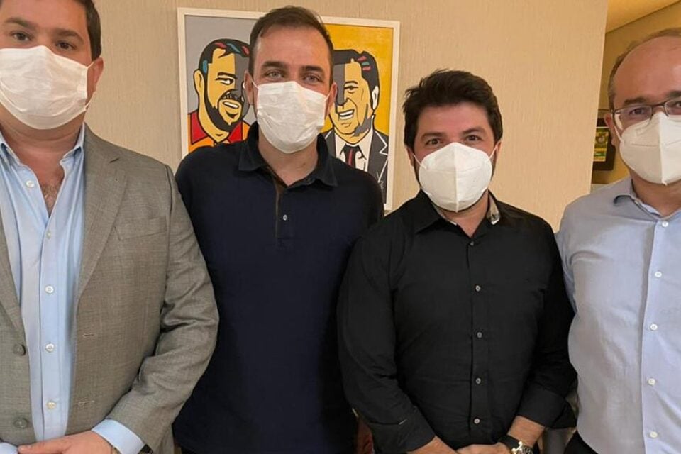 Gustavo Medanha e candidatos bem votados do MDB (Foto: Divulgação)
