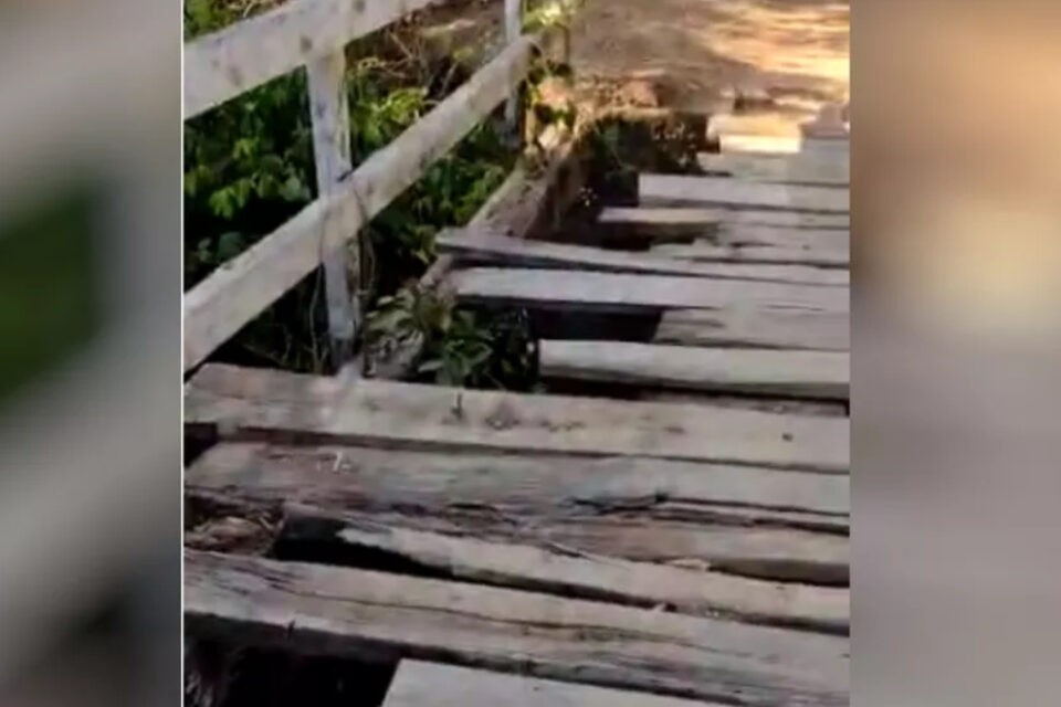 Prefeito lamentou e disse que o município não tem verba suficiente para reformar todas as pontes