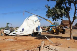 Peças da estrutura podem ser solicitadas pela perícia e o restante da estrutura será encaminhado ao ferro-velho