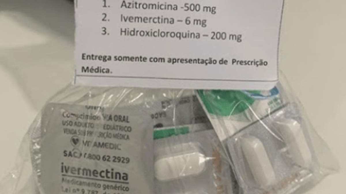 Entre os remédios listados estão cloroquina, ivermectina, nitazoxanida, azitromicina e vitamina D