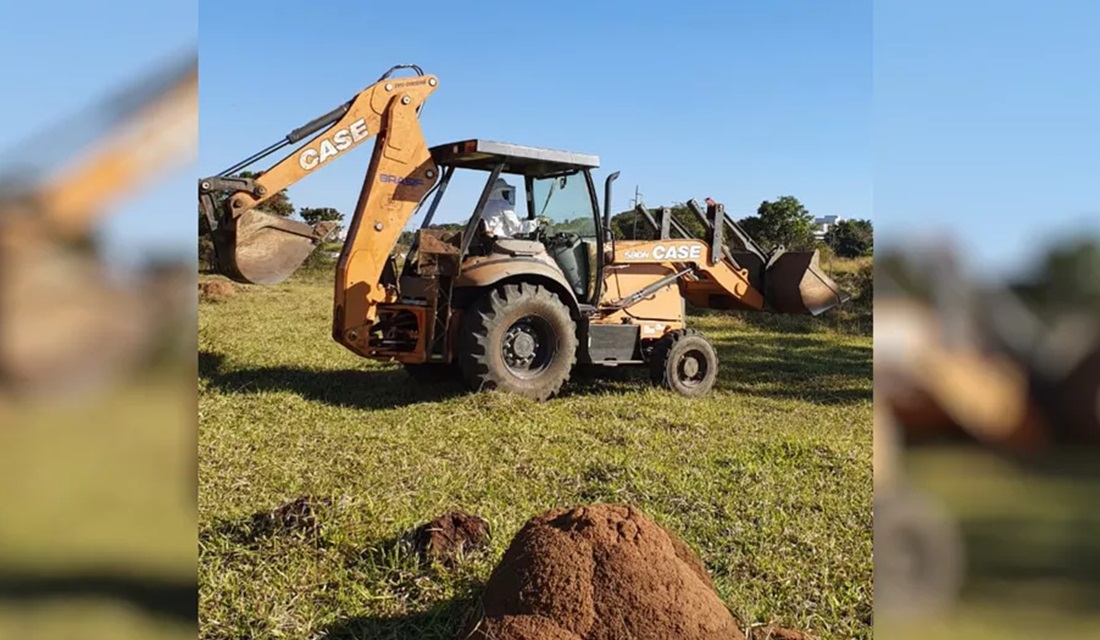 Homem é atacado por abelhas após passar trator em cima de colmeia, em Anápolis