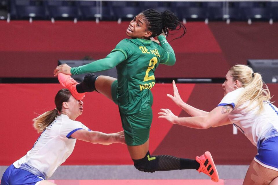 Brasil 24×24 Russia handebol feminino