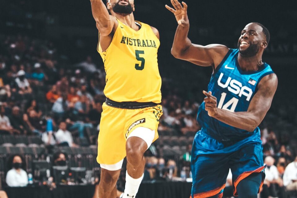 EUA x Austrália amistoso basquete