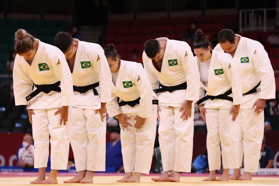 Judô por equipes jogos olimpicos