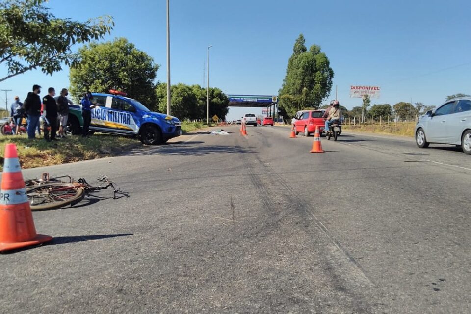 Atropelamento na GO-070 (Foto: Dict / Divulgação)