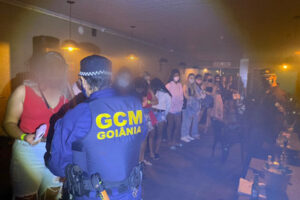Festa interditada pela Guarda Metropolitana em Goiânia (Foto: Divulgação)
