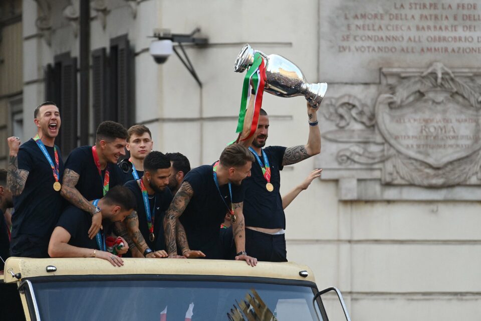 Itália comemora Eurocopa