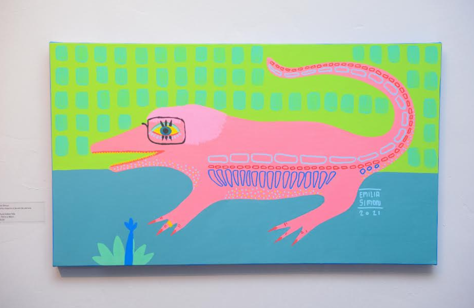 Obra disponível na exposição (Foto: Divulgação/ Isabela Londe)