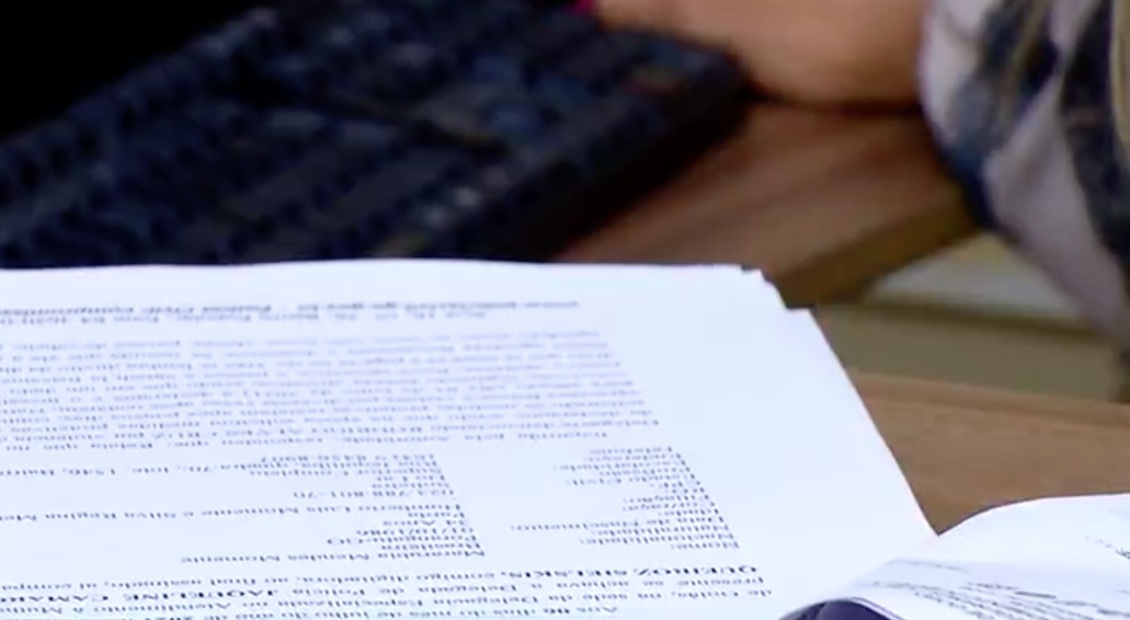 Inquérito do caso da esposa agredida em Rio Verde (Foto: Reprodução/TV Anhanguera)