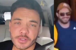 Pastor aparece passando a mão em criança nos stories de Wesley Safadão