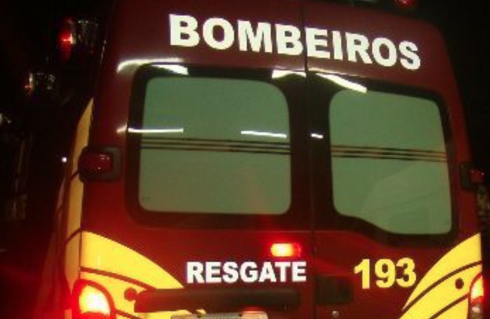 Recém-nascido é socorrido pelo Bombeiros ao se engasgar com leite materno, em Anápolis (Foto: Divulgação)