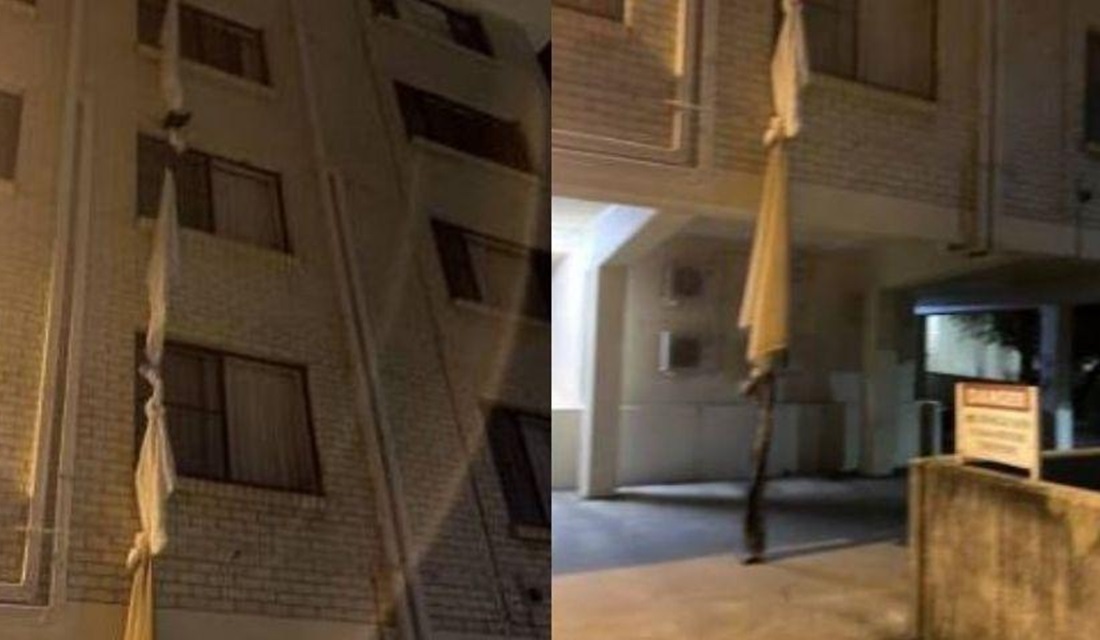 Homem constrói corda feita de lençóis para fugir da quarentena na Austrália