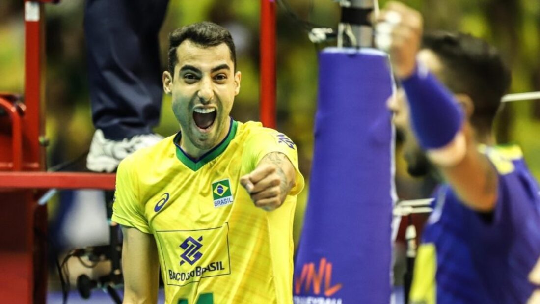 Douglas Souza, do vôlei, faz sucesso mostrando bastidores da Olimpíada