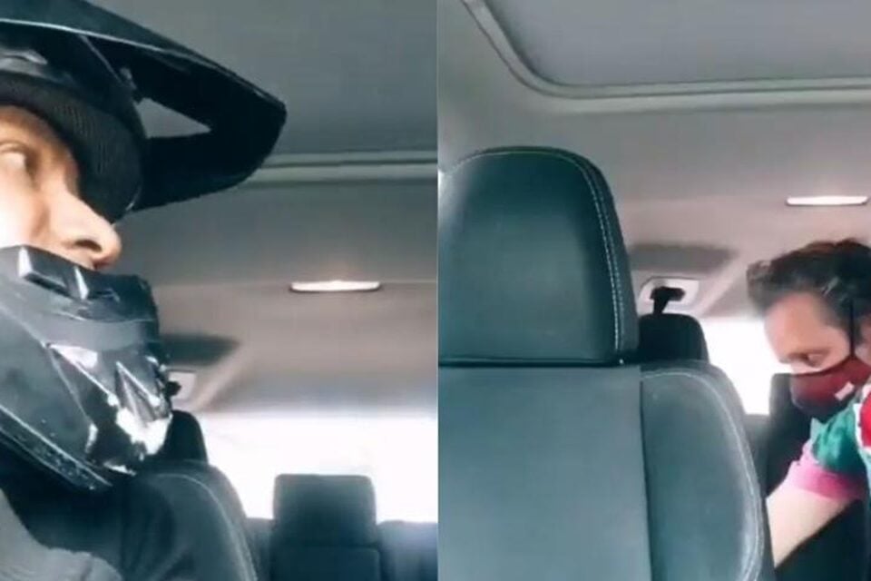 Pai grava homem tentando sequestrar seu filho durante live no TikTok