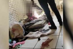 Bebê de nove meses é resgatada em meio ao lixo de ponto de drogas, em Goiânia