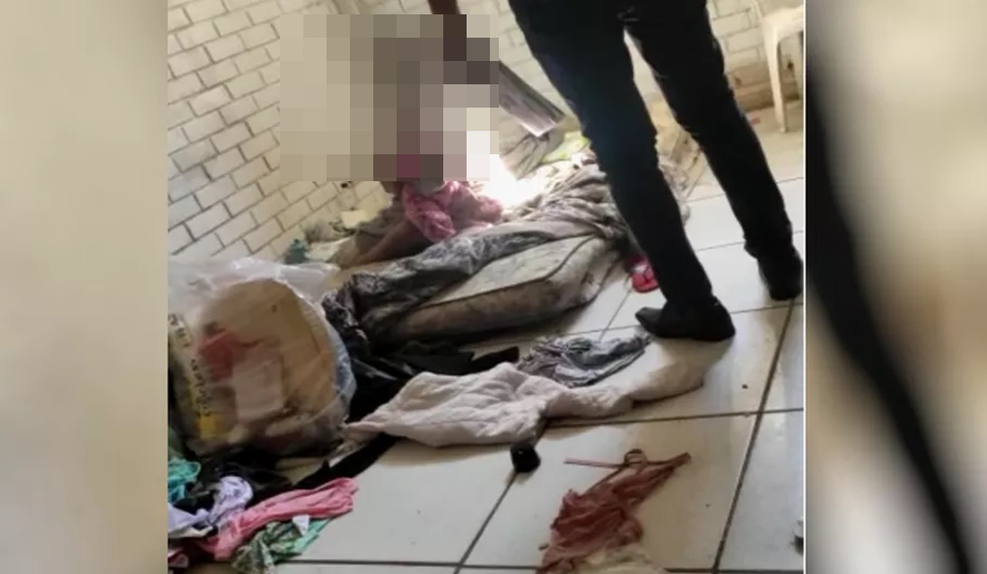 Bebê de nove meses é resgatada em meio ao lixo de ponto de drogas, em Goiânia