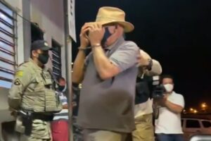 Faleceu no domingo (27) o fazendeiro Elmi Caetano Evangelista, de 73 anos, indiciado por ajudar na fuga de Lázaro Barbosa. (Foto: reprodução/G1)