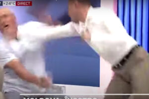 Durante debate, políticos da Moldávia "saem no soco"