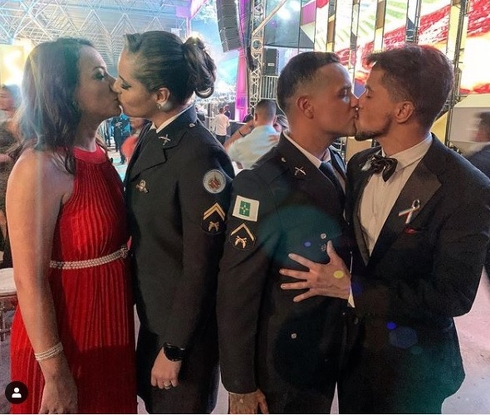 Henrique Harisson já havia sido alvo de comentários homofóbicos após publicar uma foto em que aparece beijando o marido na formatura