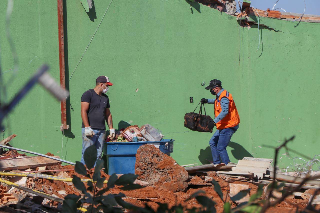 Peças da estrutura podem ser solicitadas pela perícia e o restante da estrutura será encaminhado ao ferro-velho 