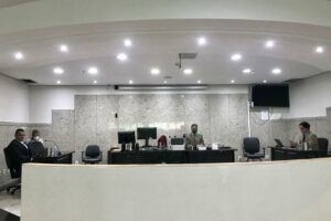 O policial militar Jeová Pereira aposentado acusado de matar um homem por causa de som passa por júri nesta quarta-feira (21). (Foto: divulgação)